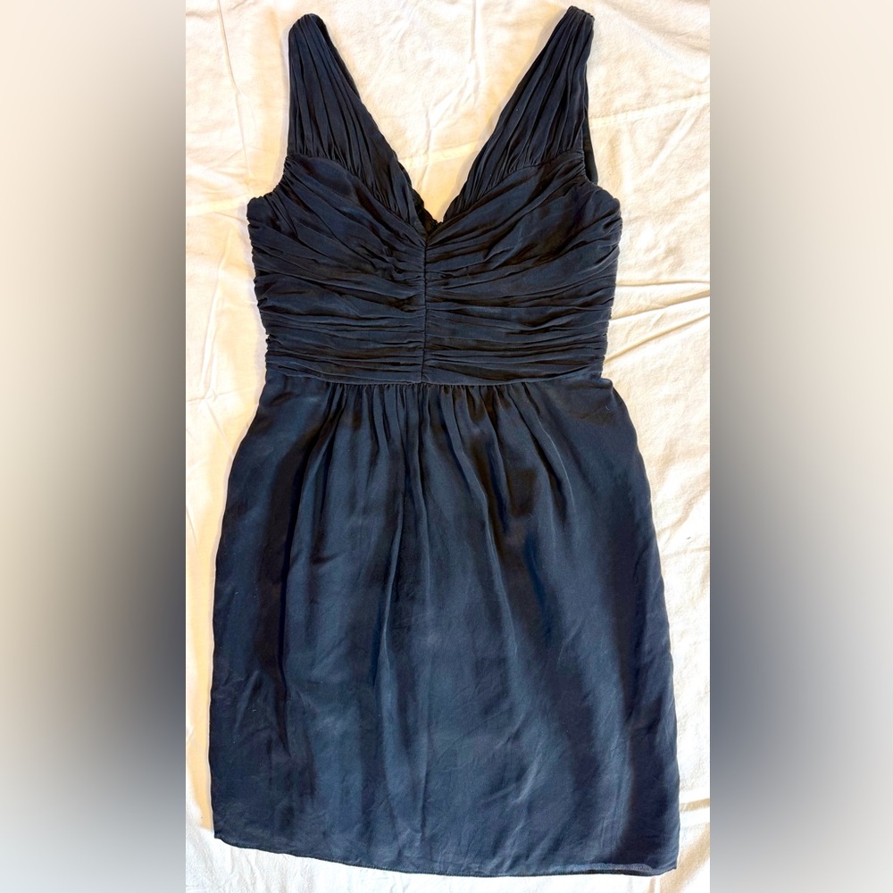 SHOSHANNA Black Silk Cocktail Dress
